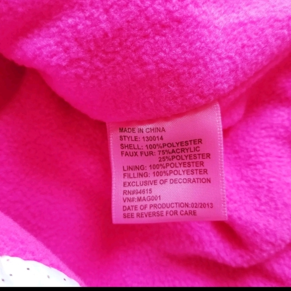 Protection System Girls Hooded Parka Puffer Jacket 12 Months White Sparkle. - Picture 8 of 8